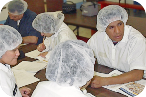 Workplace literacy class
