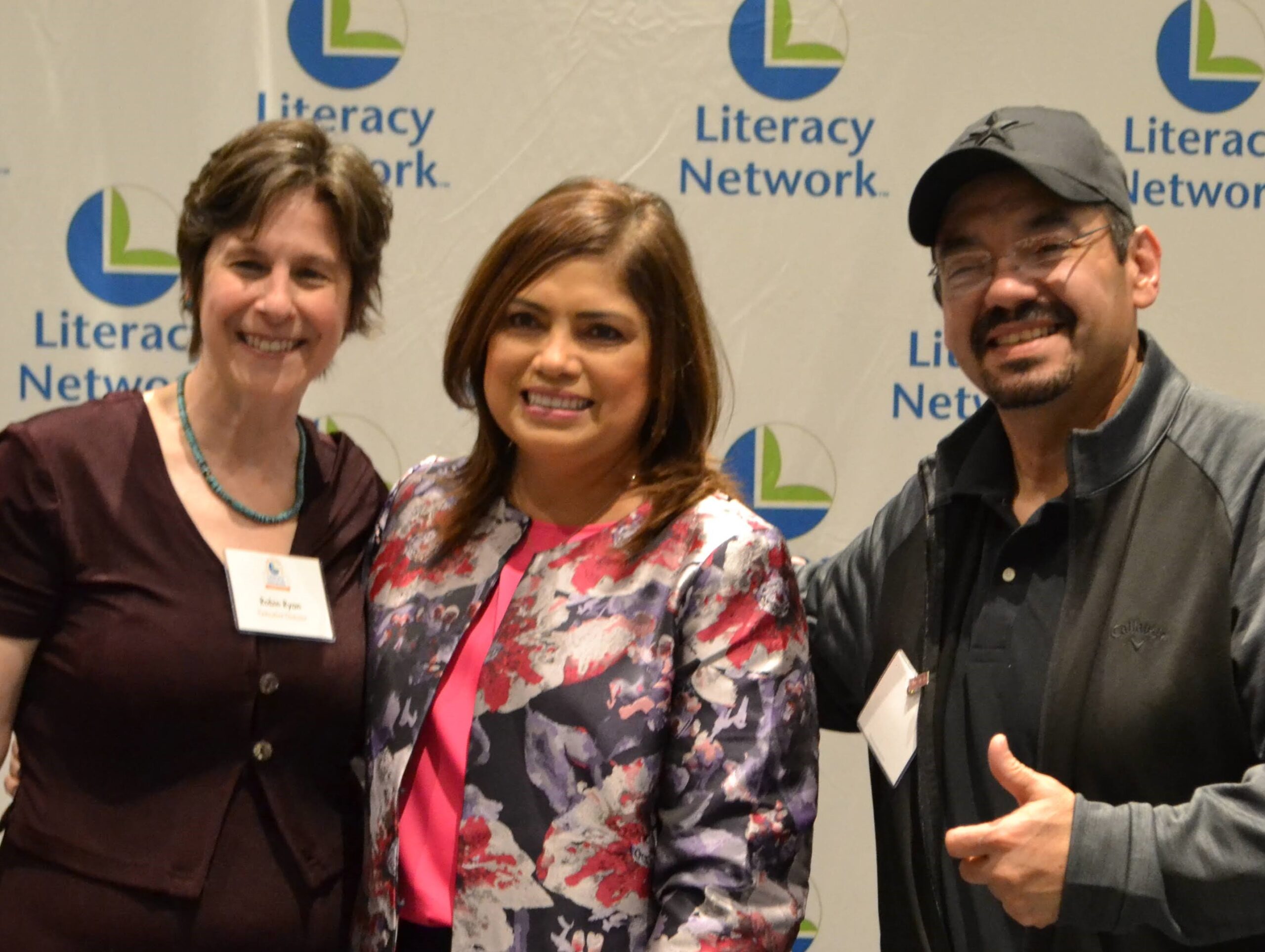Robin Ryan with Lupita and Luis of La Movida Radio