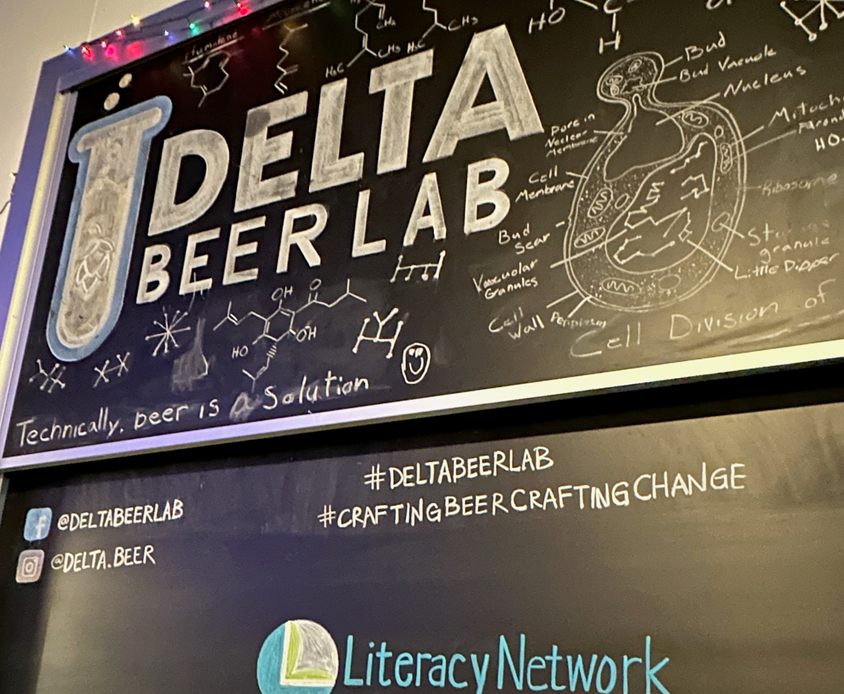 Delta Beer Lab sign
