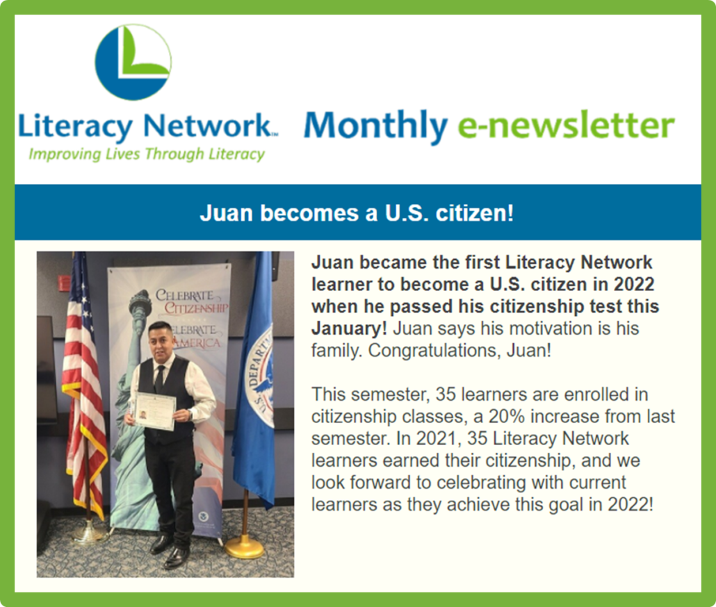 February e-newsletter cover