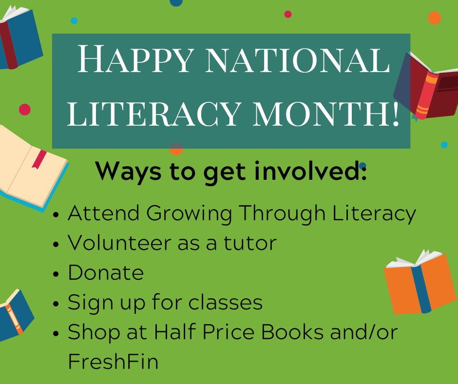 Happy National Literacy Month