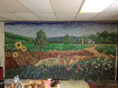 Donor mural